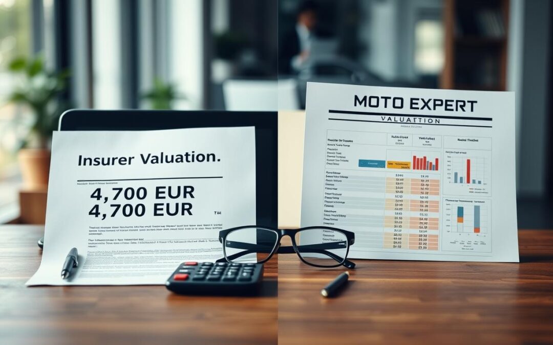 Ubezpieczyciel 4 700 EUR, a rzeczoznawca MOTOEXPERT 9 900 EUR