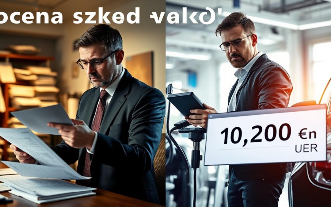 Wycena ubezpieczyciela 4 900 EUR vs MOTOEXPERT 10 200 EUR