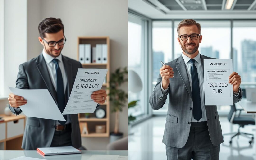 Ubezpieczyciel 6 100 EUR, a rzeczoznawca MOTOEXPERT 13 200 EUR