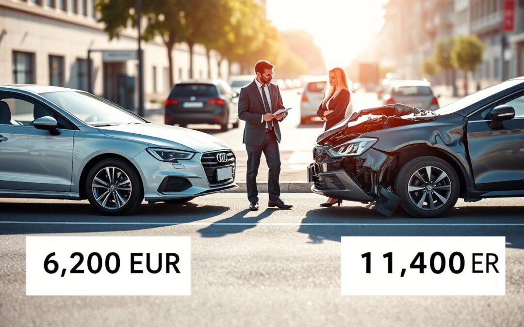 Ubezpieczyciel 6 200 EUR, a rzeczoznawca MOTOEXPERT 11 400 EUR