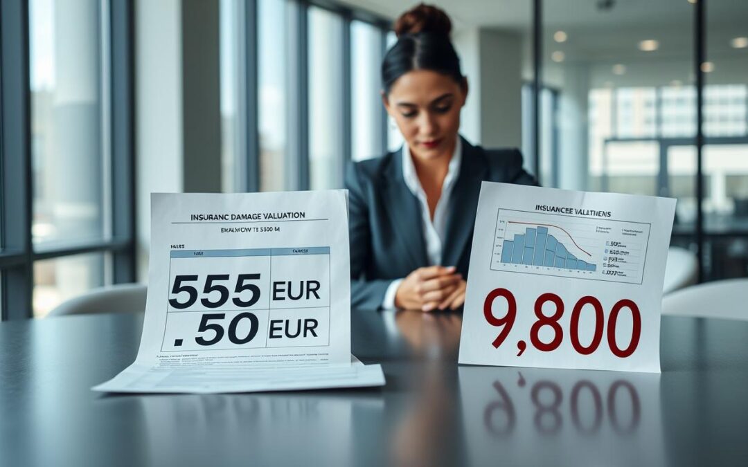 Wycena ubezpieczyciela 5 555 EUR vs MOTOEXPERT 9 800 EUR