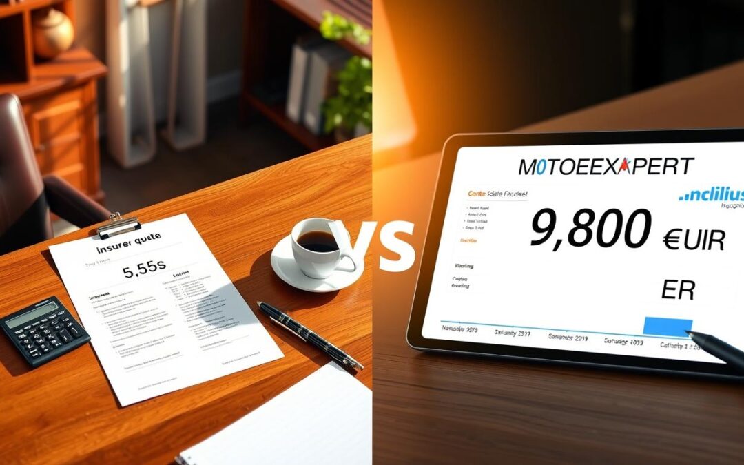 Ubezpieczyciel 5 555 EUR, a rzeczoznawca MOTOEXPERT 9 800 EUR