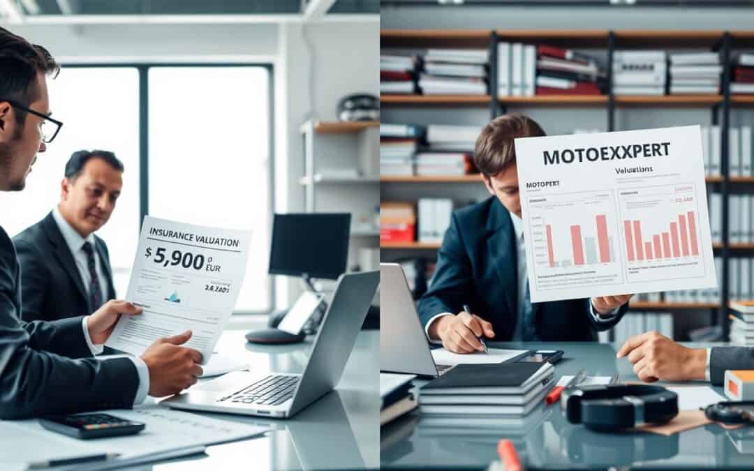 Wycena ubezpieczyciela 5 900 EUR vs MOTOEXPERT 11 800 EUR