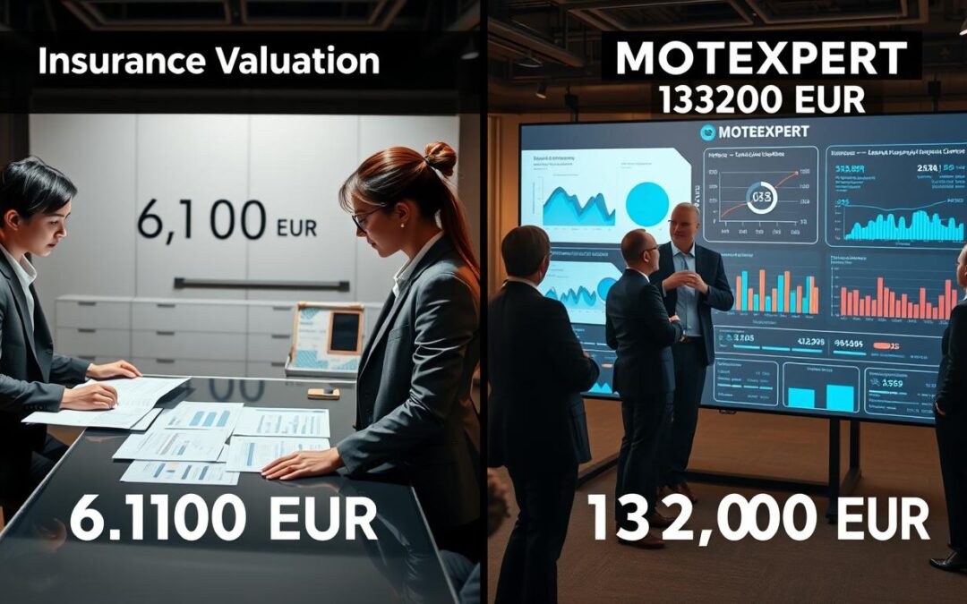 Wycena ubezpieczyciela 6 100 EUR vs MOTOEXPERT 13 200 EUR